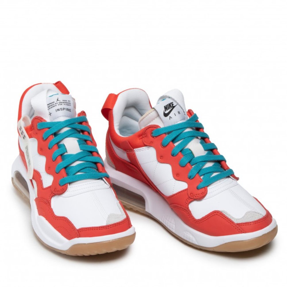 NEW Nike Air Jordan MA2 Men's Chile Red White-Cyber Teal CV8122-600 DS - Picture 9 of 9